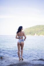 model, body, woman, girl, female, people, blue body